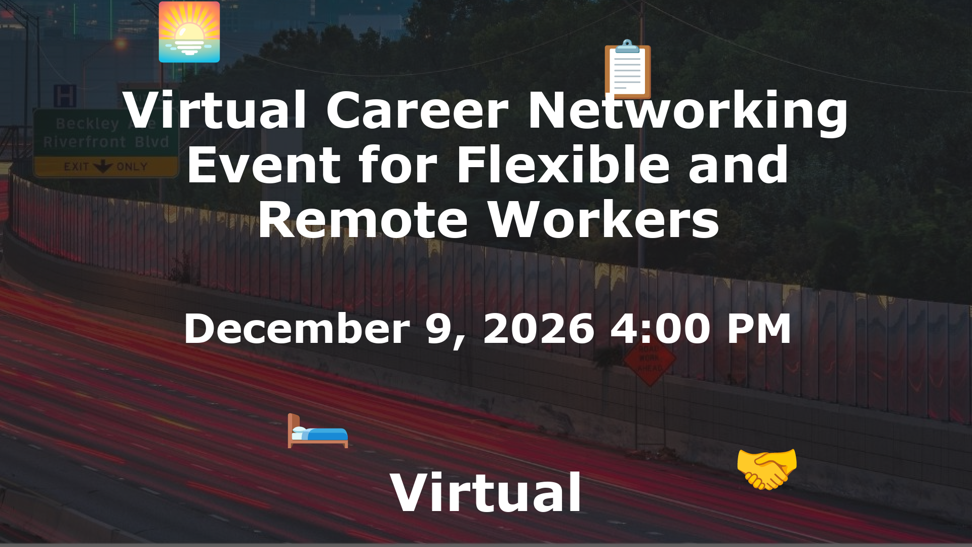 Virtual Career Networking Event for Flexible and Remote Workers event image